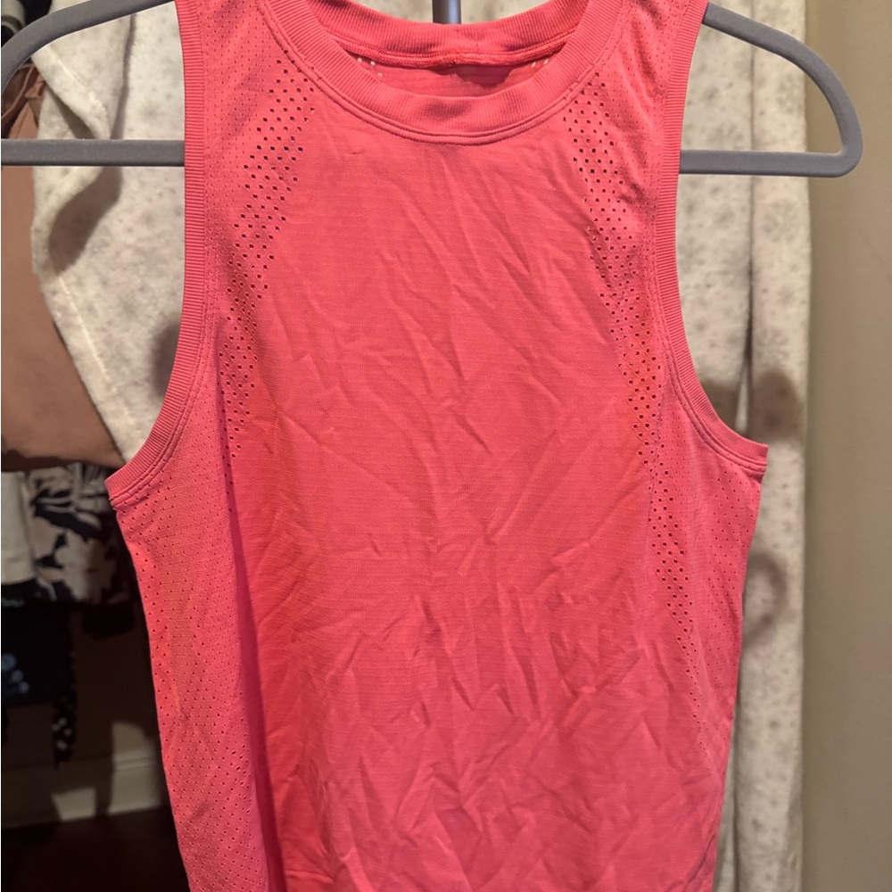 Lululemon Athletica Coral Train to Be Tank Top